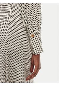 Elisabetta Franchi Sukienka koszulowa AB86552E2 E84 Écru Regular Fit. Kolor: kremowy. Materiał: wiskoza. Typ sukienki: koszulowe #2