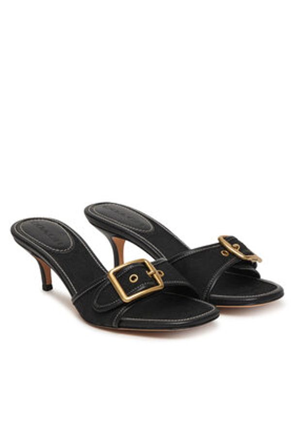 Coach Klapki CCM10 Czarny. Kolor: czarny. Materiał: skóra