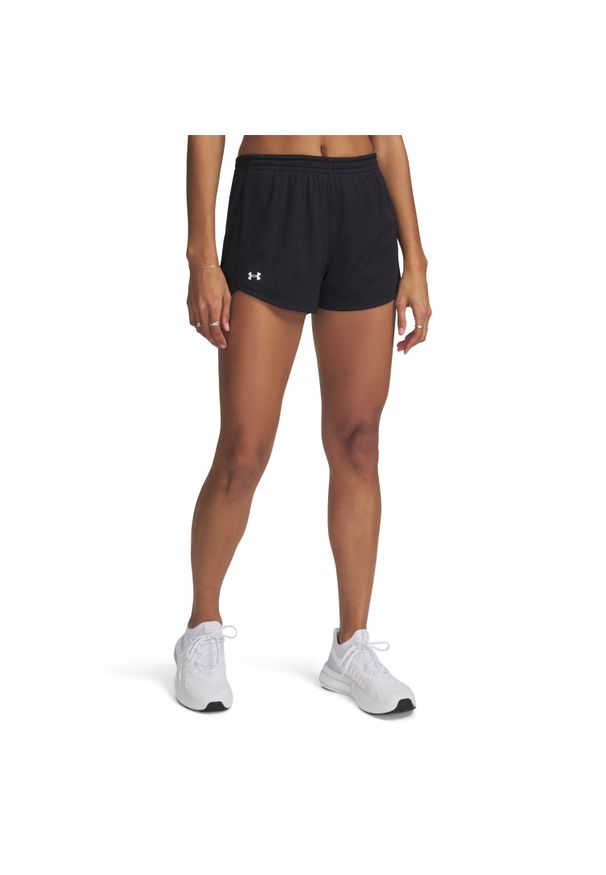 Szorty damskie Under Armour Tech™ Mesh Play Up. Kolor: czarny. Materiał: mesh. Sport: fitness