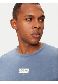 s.Oliver T-Shirt 2150054 Niebieski Regular Fit. Kolor: niebieski. Materiał: bawełna