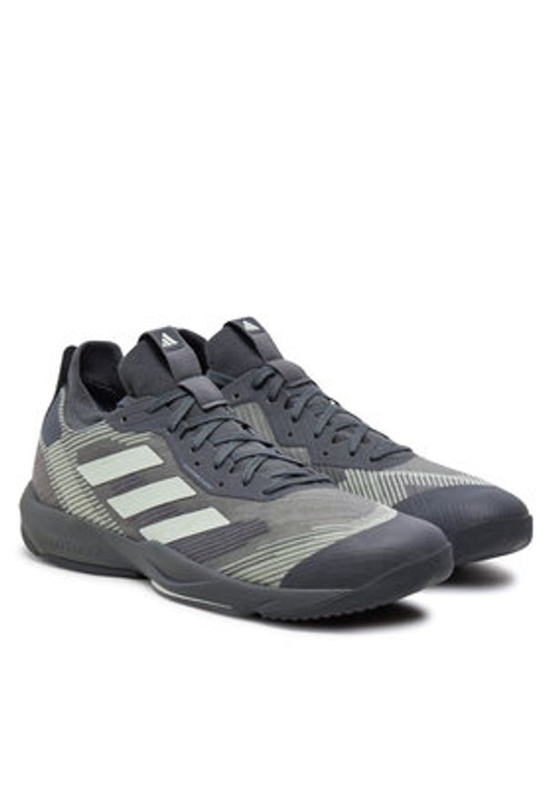 Adidas - adidas Buty na siłownię Rapidmove ADV Trainer IH7518 Szary. Kolor: szary. Materiał: materiał. Sport: fitness