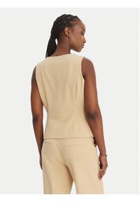 Guess Kamizelka W6GH49 W1895 Beżowy Slim Fit. Kolor: beżowy. Materiał: syntetyk #2