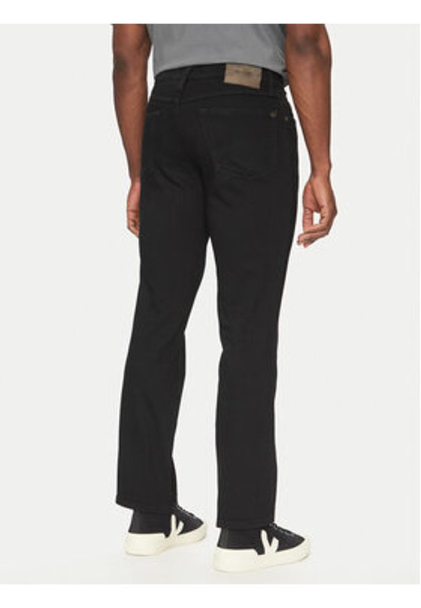 Mustang Jeansy Tramper 1006741 Czarny Straight Fit. Kolor: czarny