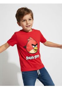 Sinsay - Koszulka Angry Birds - czerwony. Kolor: czerwony #1