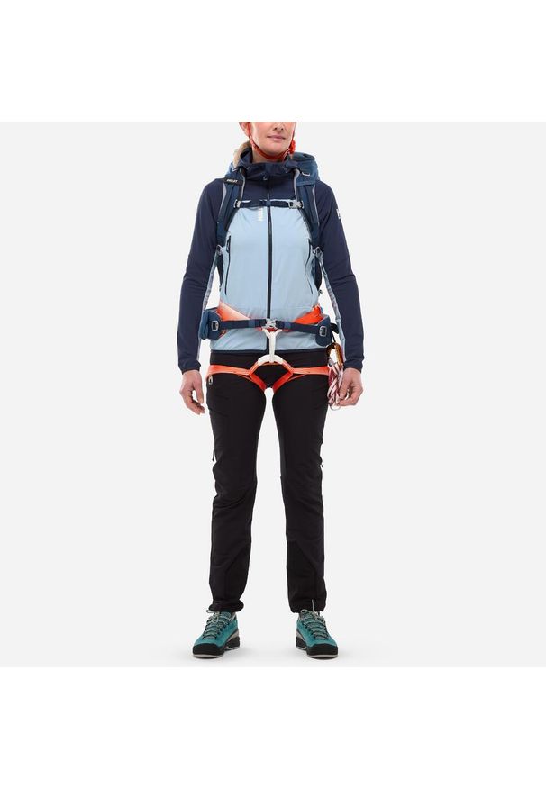 Millet - Kurtka damska softshell MILLET W Fusion Xcs Hoodie niebieski. Kolor: niebieski. Materiał: softshell