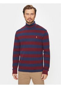 Polo Ralph Lauren Sweter 710916608001 Czerwony Regular Fit. Typ kołnierza: polo. Kolor: czerwony. Materiał: bawełna