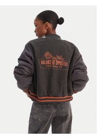 RVCA Kurtka bomber Ryan 23B163507 Szary Regular Fit. Kolor: szary. Materiał: syntetyk #1