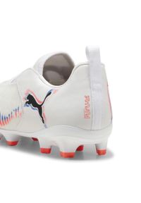 Puma - Młodzieżowe buty piłkarskie FUTURE 8 MATCH FG/AG bez sznurowadeł PUMA. Kolor: czerwony, biały, wielokolorowy, czarny. Sport: piłka nożna