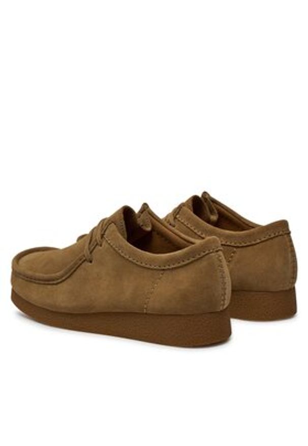 Clarks Mokasyny Wallabeeevo 26172821 Brązowy. Kolor: brązowy. Materiał: skóra