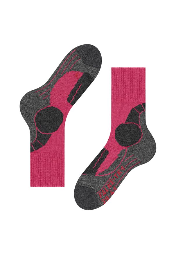 Skarpetki damskie Falke TK1 Adventure. Kolor: czerwony, wielokolorowy, różowy. Sport: outdoor