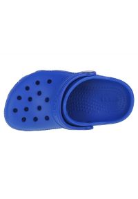 Klapki Crocs Classic Clog T Jr 206990-4KZ niebieskie. Okazja: na co dzień. Kolor: niebieski. Materiał: materiał, guma. Styl: casual #5
