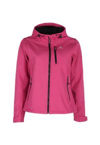 ZONE PERFECT - Ladies Softshell Jack Athl. DPT Octavia Fuchsia XL. Kolor: wielokolorowy. Materiał: elastan, poliester