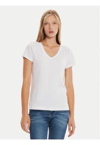 Lauren Ralph Lauren - LAUREN RALPH LAUREN T-Shirt ILN62373 Biały Regular Fit. Kolor: biały. Materiał: bawełna