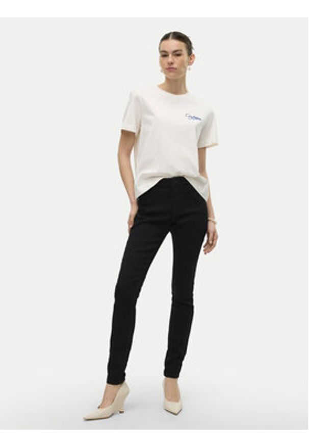 Vero Moda Jeansy Melly 10310691 Czarny Skinny Fit. Kolor: czarny