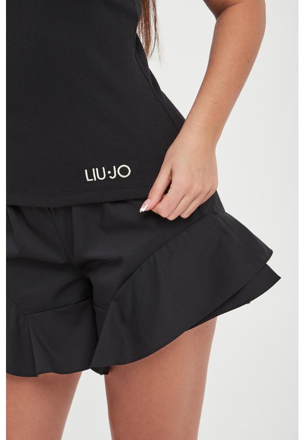 Liu Jo - Top damski prążkowany LIU JO. Materiał: prążkowany