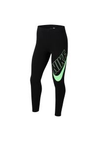 Spodnie sportowe dziewczęce Nike Sportswear Favorites CU8943. Materiał: materiał, bawełna. Sport: kolarstwo #3