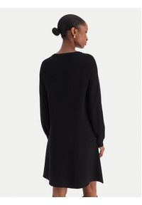 Liu Jo Sport Sukienka dzianinowa TF5288 MS63L Czarny Regular Fit. Kolor: czarny. Materiał: syntetyk. Typ sukienki: sportowe. Styl: sportowy #4