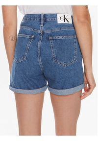 Calvin Klein Jeans Szorty jeansowe Mom Short J20J222801 Niebieski Mom Fit. Kolor: niebieski. Materiał: bawełna