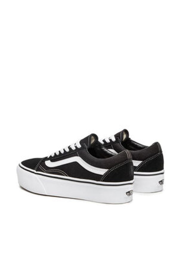 Vans Tenisówki Old Skool Platfor VN0A3B3UY28 Czarny. Kolor: czarny. Materiał: materiał