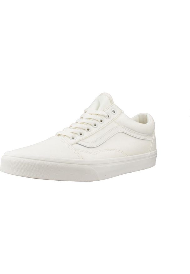 Vans - Buty VANS OLD SKOOL LINEN Biały. Kolor: biały. Materiał: tkanina