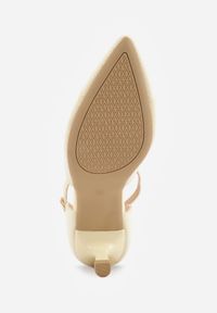 Born2be - Żółte Czółenka z Tkaniny VICES na Szpilce z Paskiem Wokół Kostki i Wkładką Soft-Pillow Vhestarish. Okazja: na co dzień, do pracy, na spotkanie biznesowe. Zapięcie: pasek. Kolor: żółty. Materiał: tkanina. Obcas: na szpilce. Styl: casual, biznesowy, elegancki #6