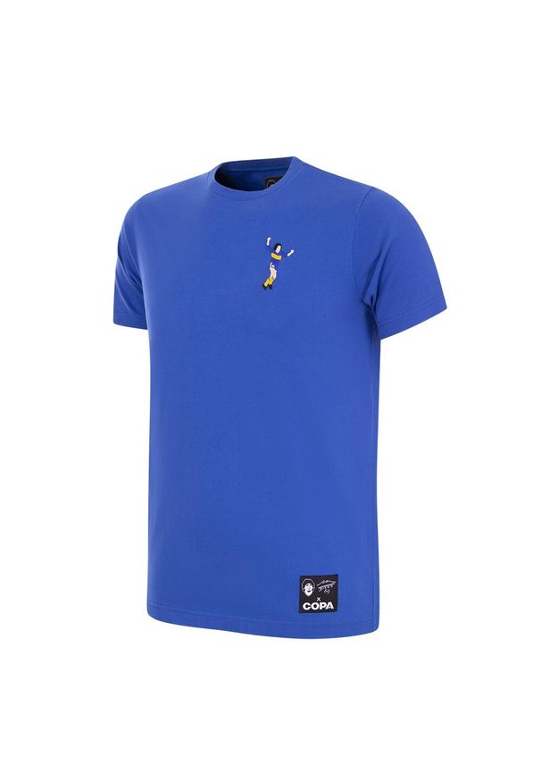 COPA FOOTBALL - Koszulka dla dorosłych - Maradona x COPA Boca Bordado - Niebieski. Kolor: niebieski. Sport: piłka nożna