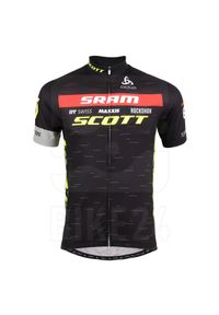 Koszulka męska rowerowa Odlo Scott 430002. Materiał: materiał, poliester. Długość rękawa: krótki rękaw. Długość: krótkie #4