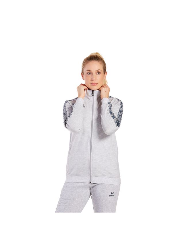 ERIMA - Damska bluza dresowa Erima Essential Team. Kolor: szary. Materiał: dresówka. Sport: fitness
