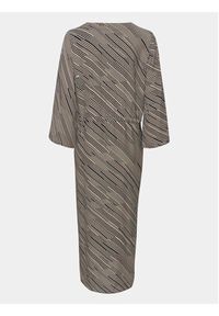 Kaffe Sukienka koszulowa Harper 10508190 Beżowy Regular Fit. Kolor: beżowy. Materiał: wiskoza. Typ sukienki: koszulowe #3