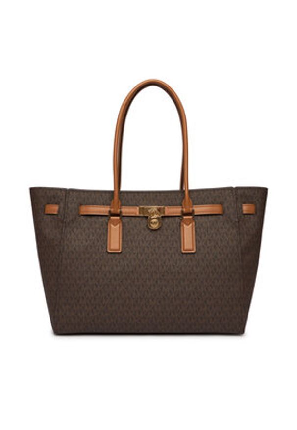 MICHAEL Michael Kors Torebka 30F5GNXT3B Brązowy. Kolor: brązowy. Materiał: skórzane