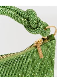 CULT GAIA - Zielona torebka Hera. Kolor: zielony. Wzór: aplikacja #5