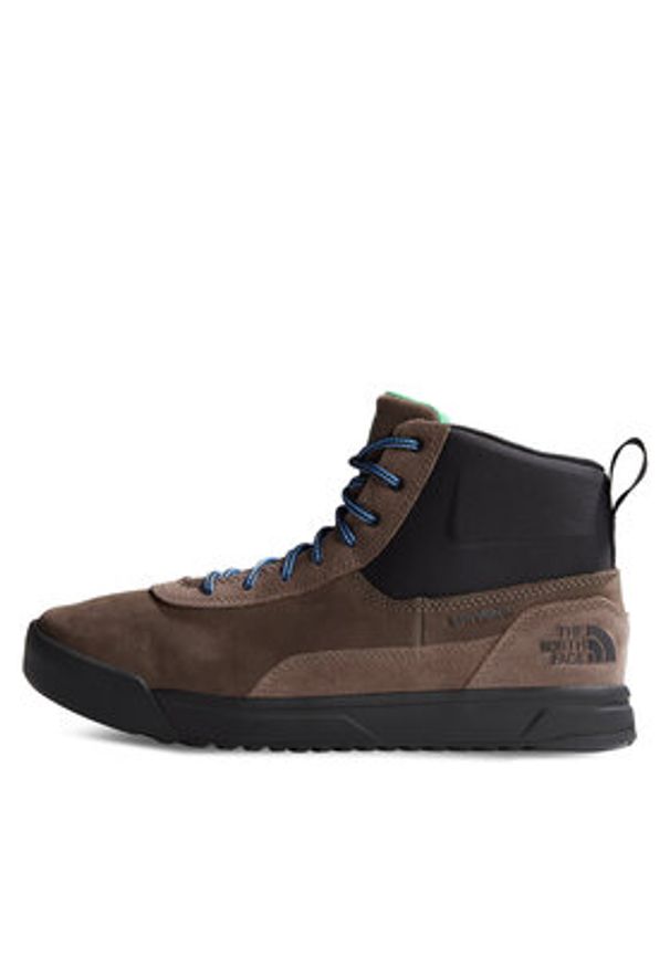 The North Face Sneakersy M Larimer Mid WpNF0A52RMSDE1 Brązowy. Kolor: brązowy. Materiał: zamsz, skóra