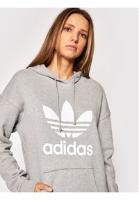 Adidas - adidas Bluza adicolor Trefoil H33589 Szary Relaxed Fit. Kolor: szary. Materiał: bawełna