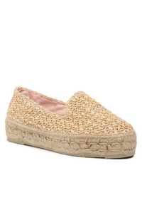 Manebi Espadryle Double Sole Espadrilles V 2.7 D0 Beżowy. Kolor: beżowy