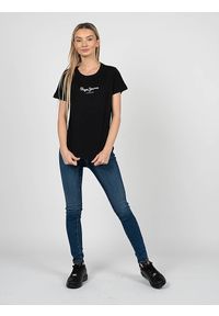 Pepe Jeans T-Shirt "Camila" | PL505292 | Camila | Kobieta | Czarny. Okazja: na co dzień. Kolor: czarny. Materiał: bawełna. Wzór: nadruk. Styl: casual #3