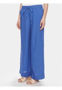 Marella Kuloty 2413131084 Niebieski Regular Fit. Kolor: niebieski. Materiał: len #1