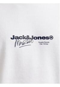 Jack & Jones - Jack&Jones Longsleeve Charlie 12265426 Biały Regular Fit. Kolor: biały. Materiał: bawełna, syntetyk. Długość rękawa: długi rękaw