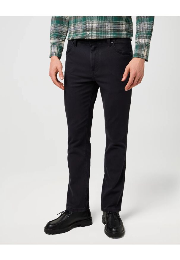 Wrangler - MESKIE SPODNIE WRANGLER LARSTON BLACK 112371641