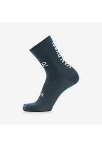 VAN RYSEL - Skarpetki rowerowe Van Rysel EDR. Kolor: biały, niebieski, wielokolorowy, zielony. Materiał: poliamid, elastan. Sport: kolarstwo #1