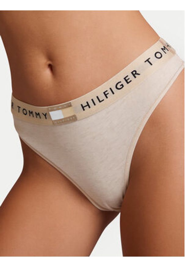 TOMMY HILFIGER - Tommy Hilfiger Figi klasyczne UW0UW06038 Beżowy. Kolor: beżowy. Materiał: bawełna