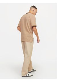 Jack & Jones - Jack&Jones Polo Bluwin 12169064 Pomarańczowy Regular Fit. Typ kołnierza: polo. Kolor: pomarańczowy. Materiał: syntetyk, bawełna #3