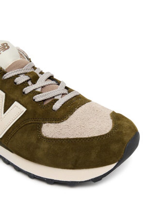 New Balance Sneakersy U574BWS M Zielony. Kolor: zielony. Materiał: zamsz, skóra. Model: New Balance 574