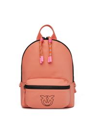 Pinko - PINKO Plecak Backpack Travel PE 25 PLTT 105114 A29U Koralowy. Kolor: pomarańczowy. Materiał: materiał