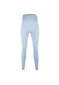 BESHAPED - Legginsy fitness damskie Beshaped Shape Up modelujące. Kolor: niebieski. Materiał: nylon. Sport: fitness