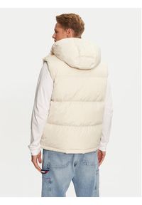 Tommy Jeans Bezrękawnik Alaska DM0DM19538 Beżowy Regular Fit. Kolor: beżowy. Materiał: syntetyk. Długość rękawa: bez rękawów