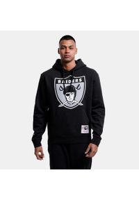 Bluza męska do futbolu amerykańskiego Mitchell & Ness NFL Hoody Oakland Raiders. Kolor: czarny. Sport: piłka nożna