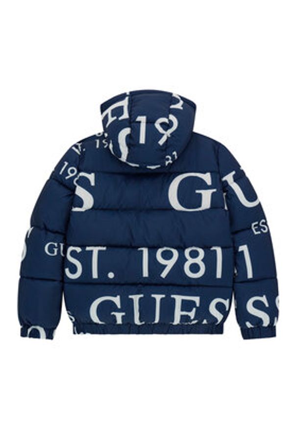 Guess Kurtka zimowa H5BJ00 WCFM0 Granatowy Regular Fit. Kolor: niebieski. Materiał: syntetyk. Sezon: zima