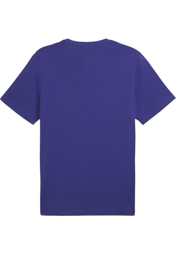 Koszulka sportowa męska Puma Essential Logo. Kolor: wielokolorowy, czarny, fioletowy