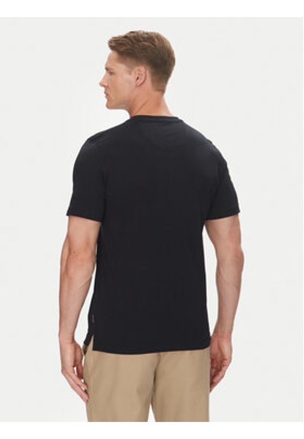 Pierre Cardin T-Shirt C5 21460.2120 Granatowy Regular Fit. Kolor: niebieski. Materiał: bawełna