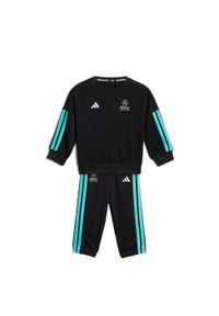 Adidas - Bluzka Z Długim Rękawem I Spodnie Dresowe Dla Niemowląt Mercedes - Amg Petronas. Okazja: na uczelnię. Kolor: niebieski, wielokolorowy, czarny. Materiał: dresówka. Długość: długie. Styl: sportowy #1